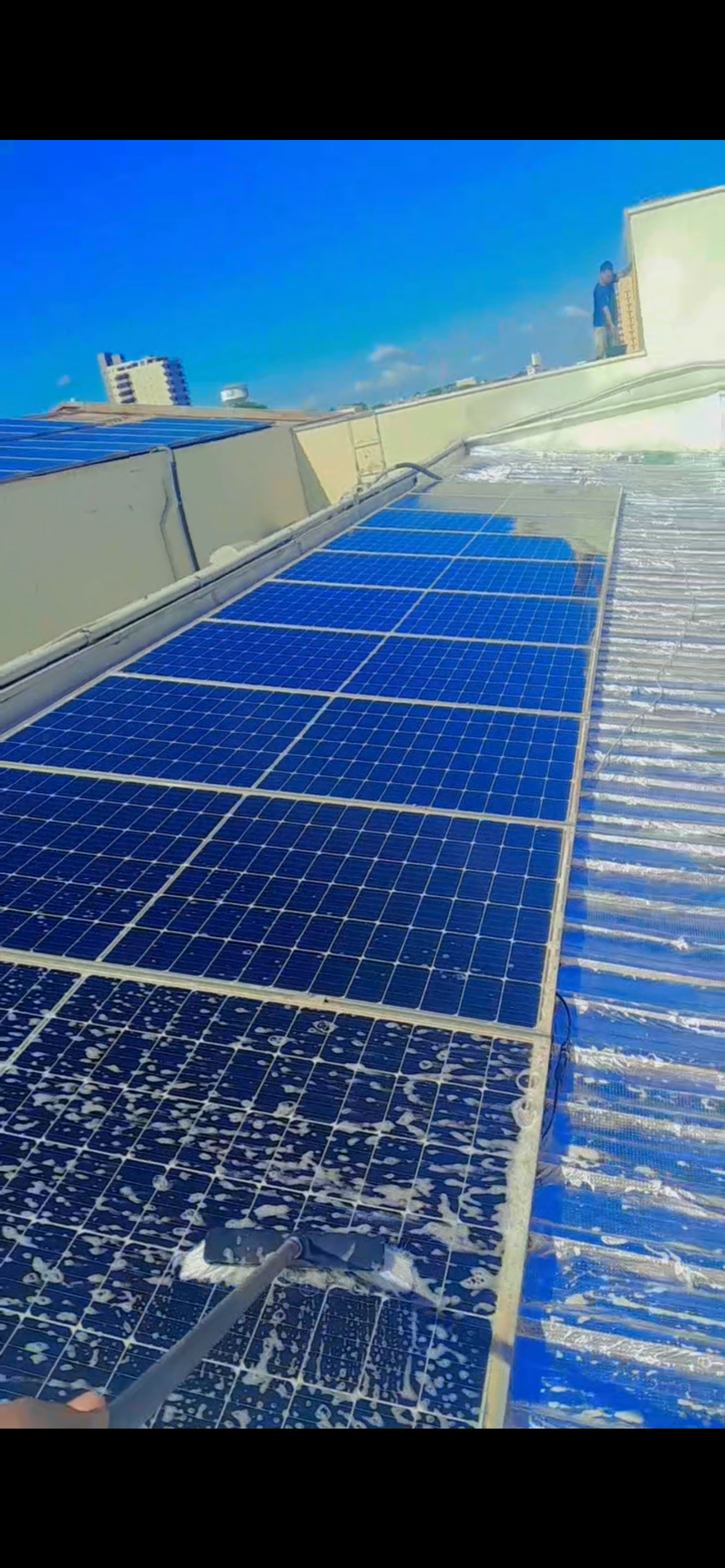 Limpeza placa solar — foto 1