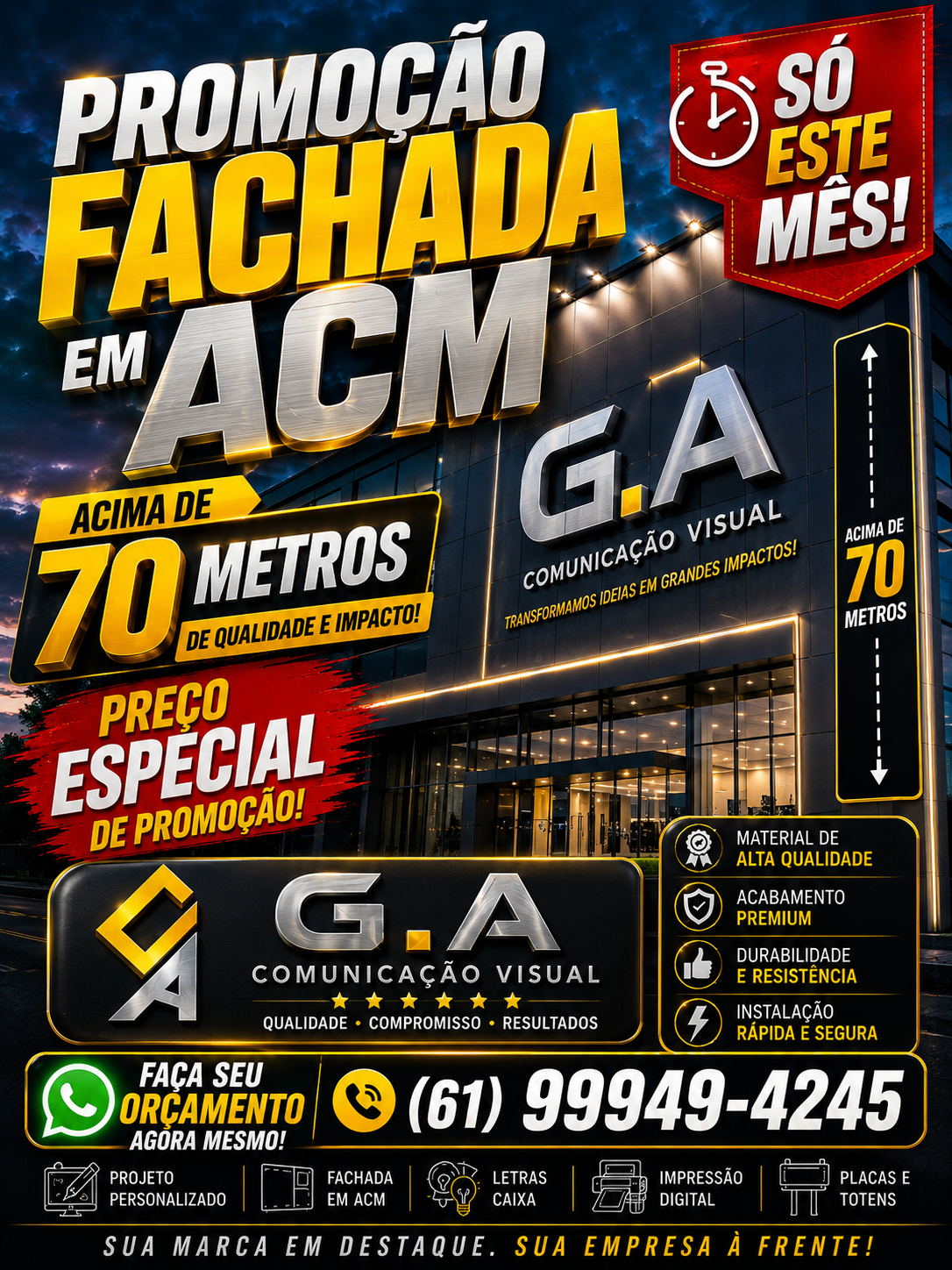 Fachada Em ACM — foto 1