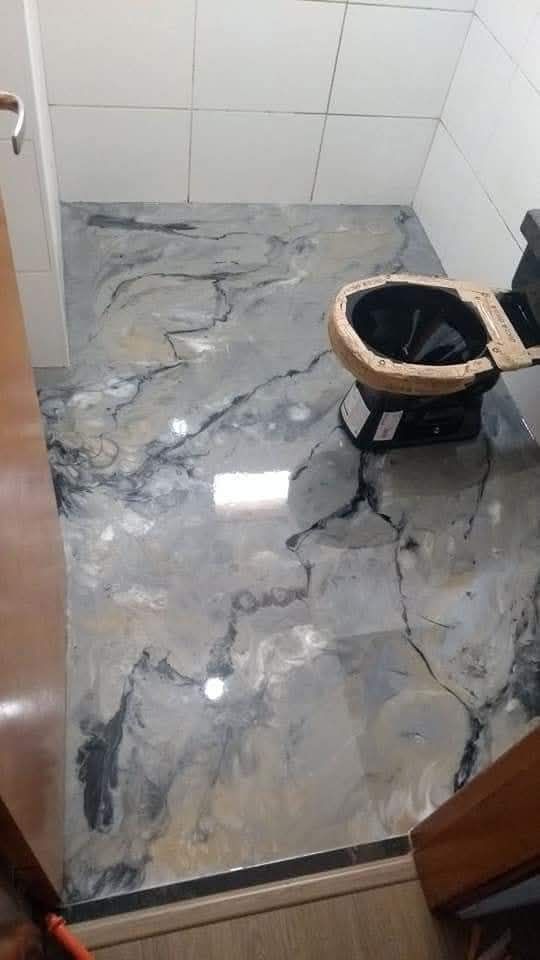 Textura projetada e construções de formas de isopor — foto 9