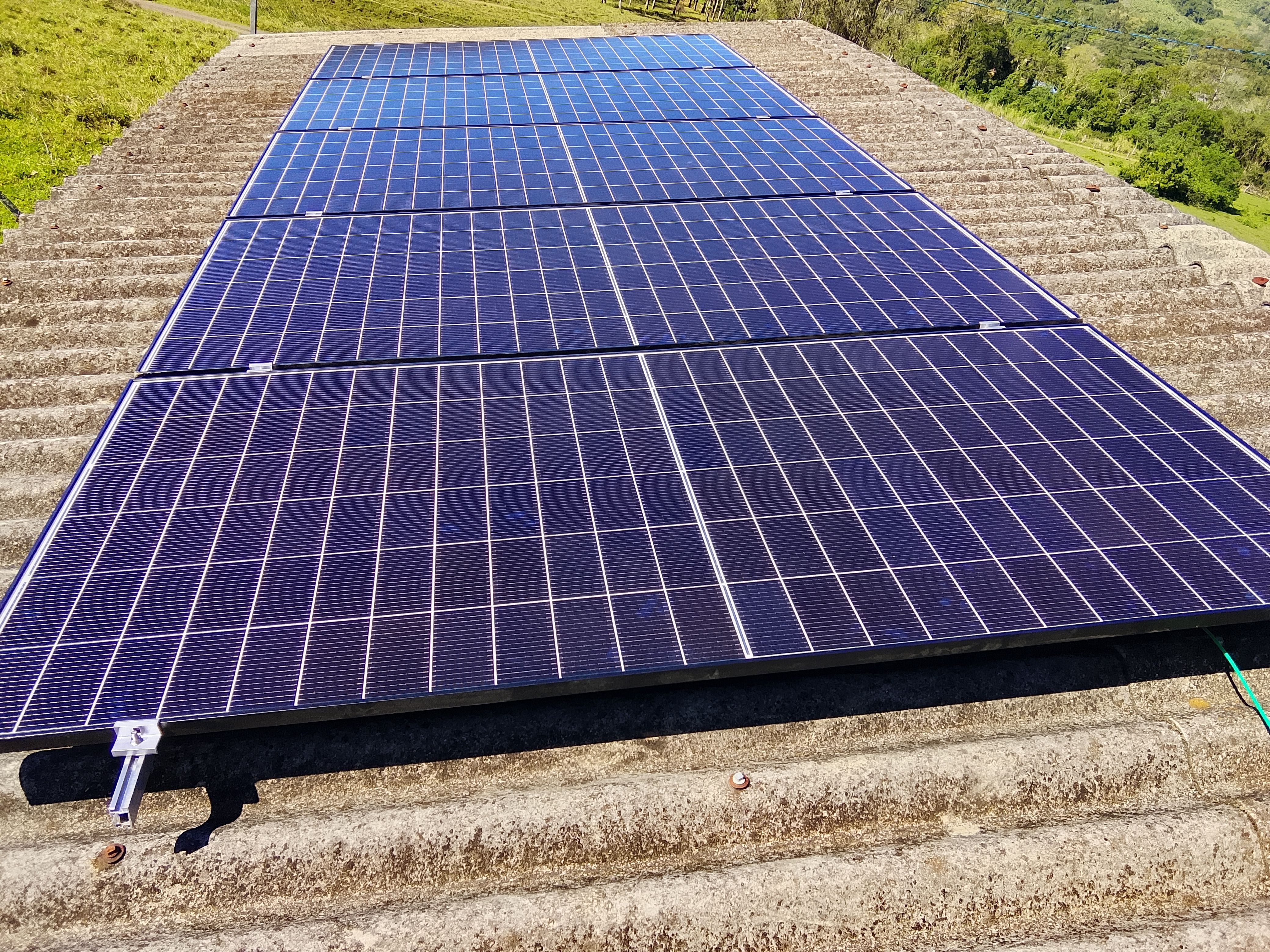 Instalação de painéis solares — foto 8