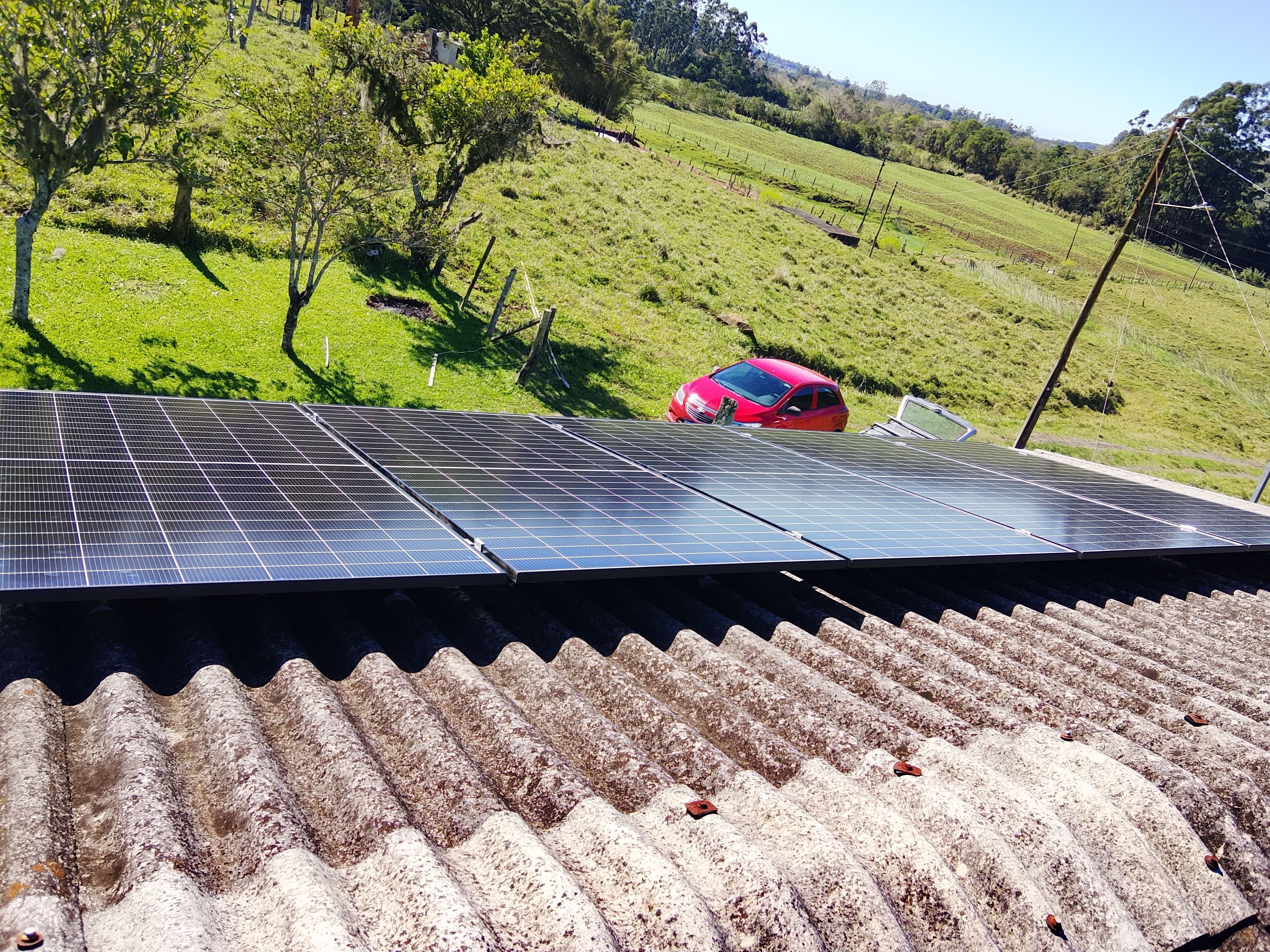 Instalação de painéis solares — foto 6