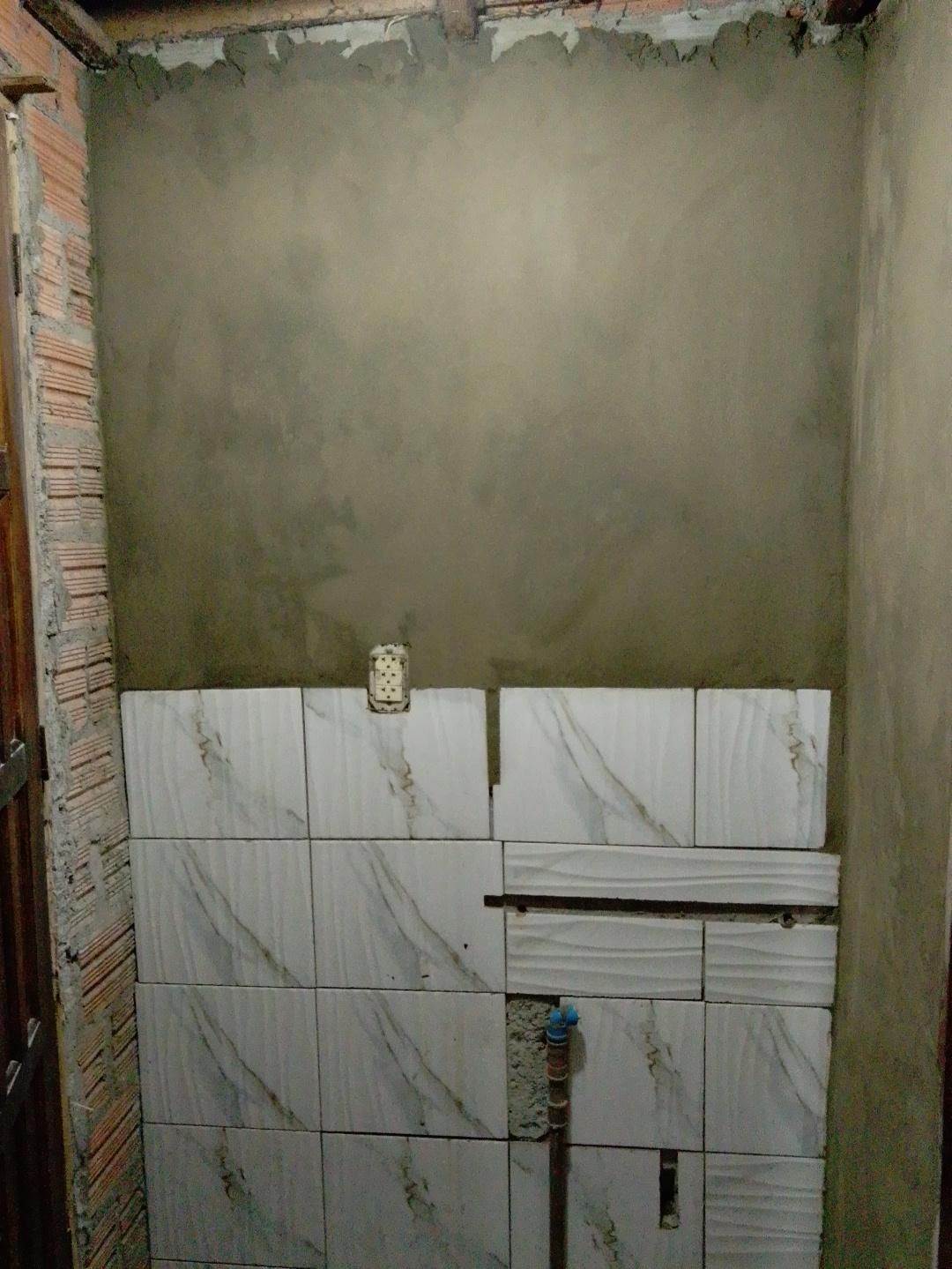 Reboco numa área de serviço — foto 2