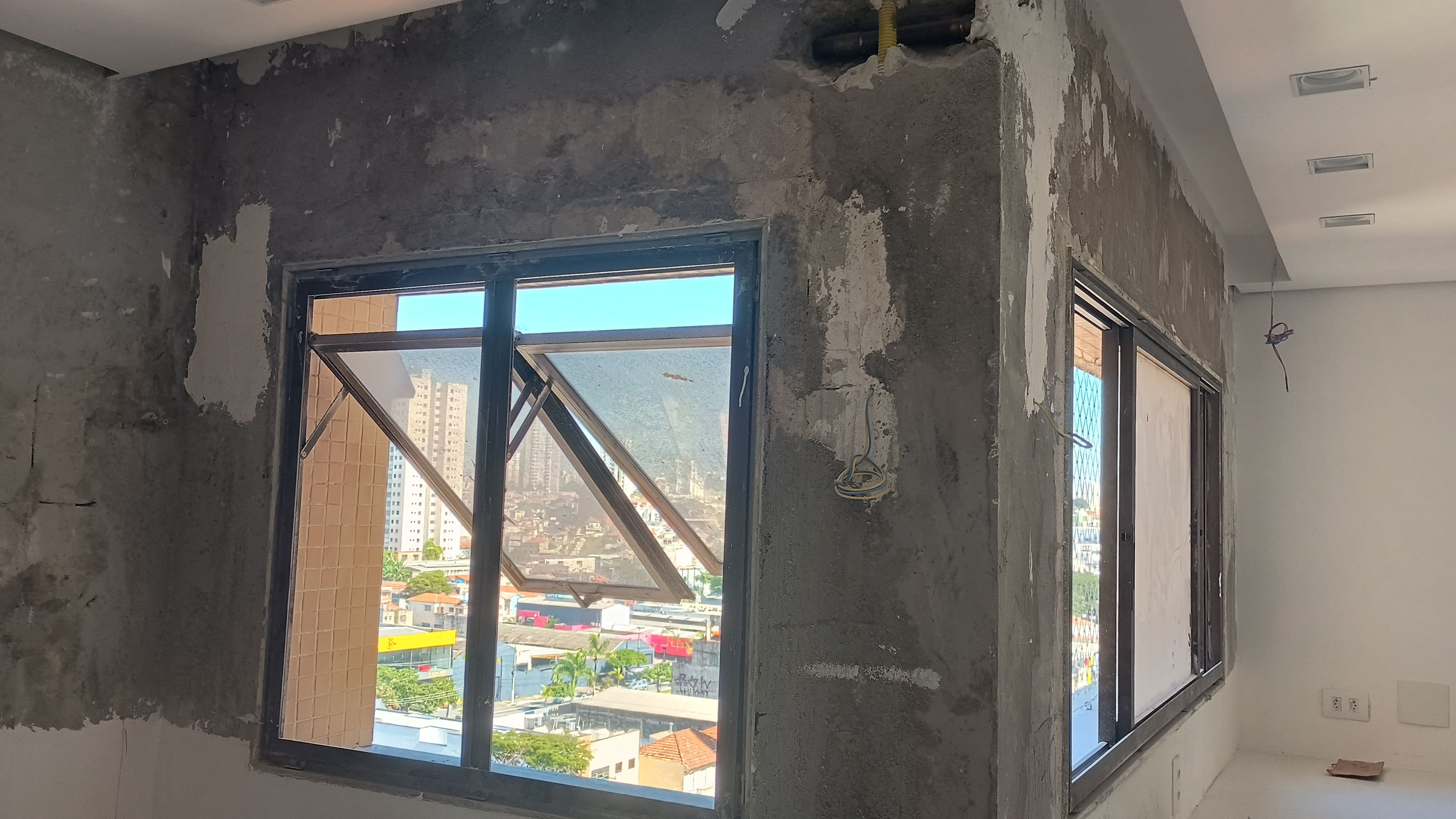 Instacao de hexagonal nas paredes da cozinha — foto 1