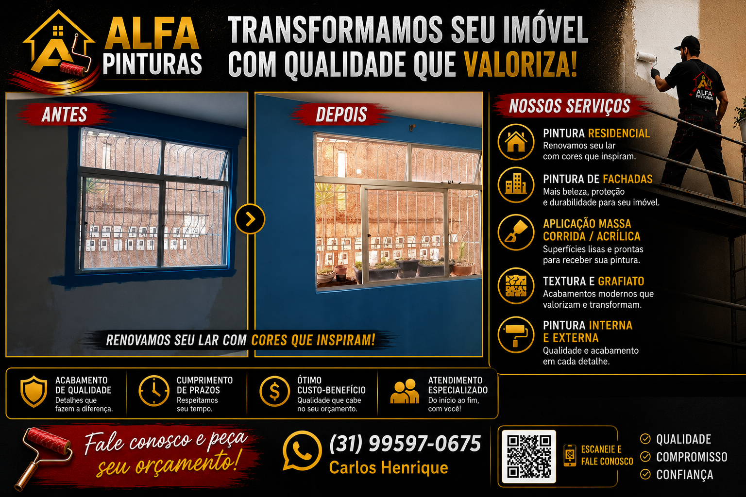 Pintura residencial/impermeabilização telhado — foto 7