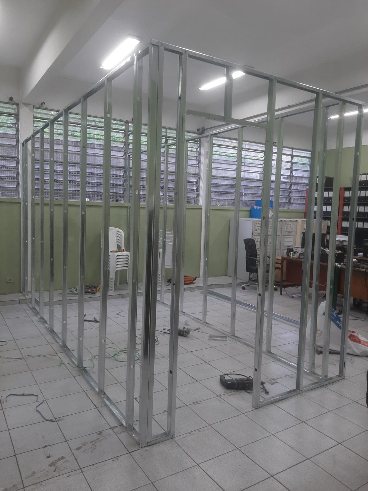 Trabalhos em drywall e elétrica — foto 8