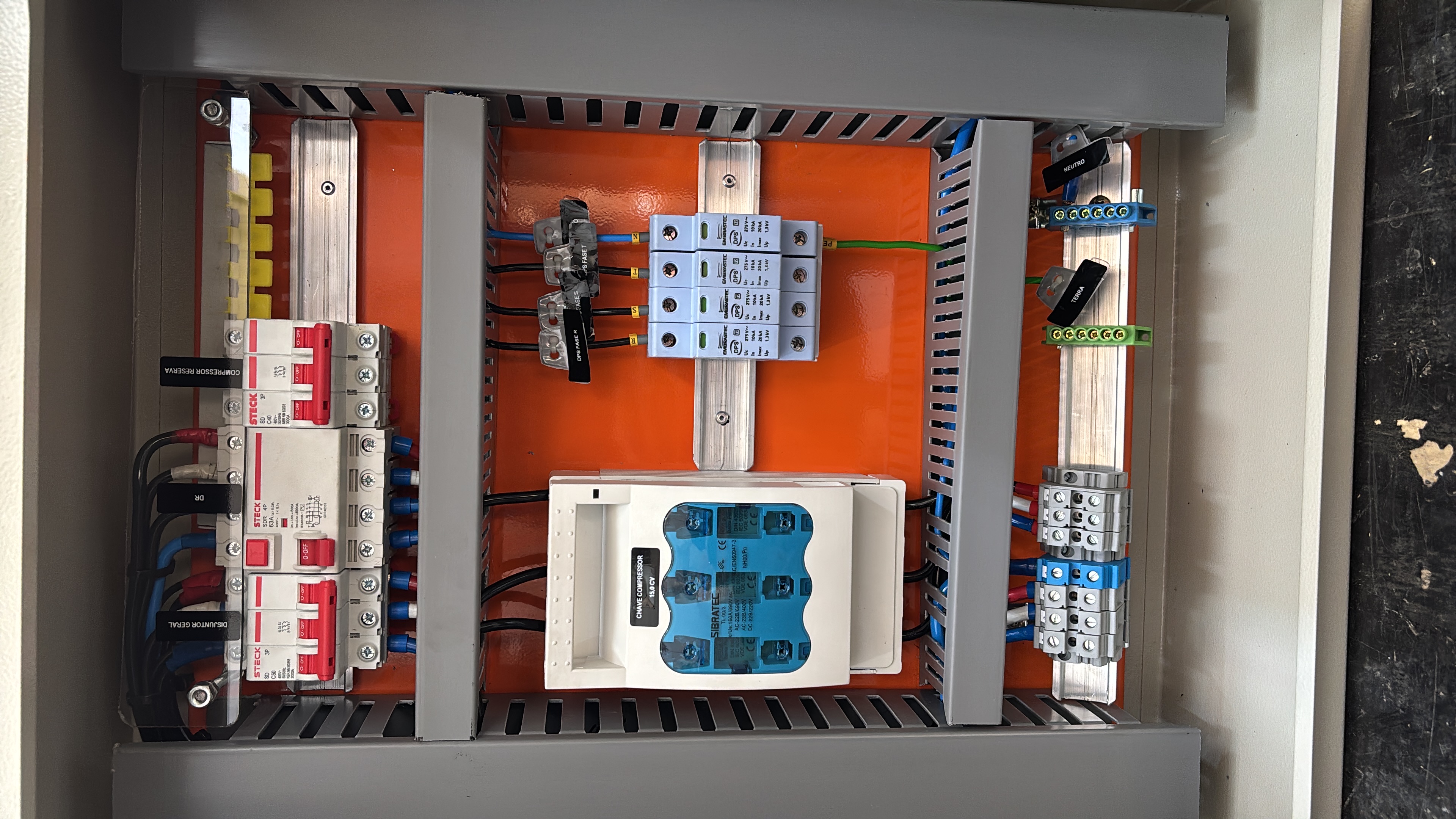 Quadro para Compressor 380V-3F+N+PE — foto 3