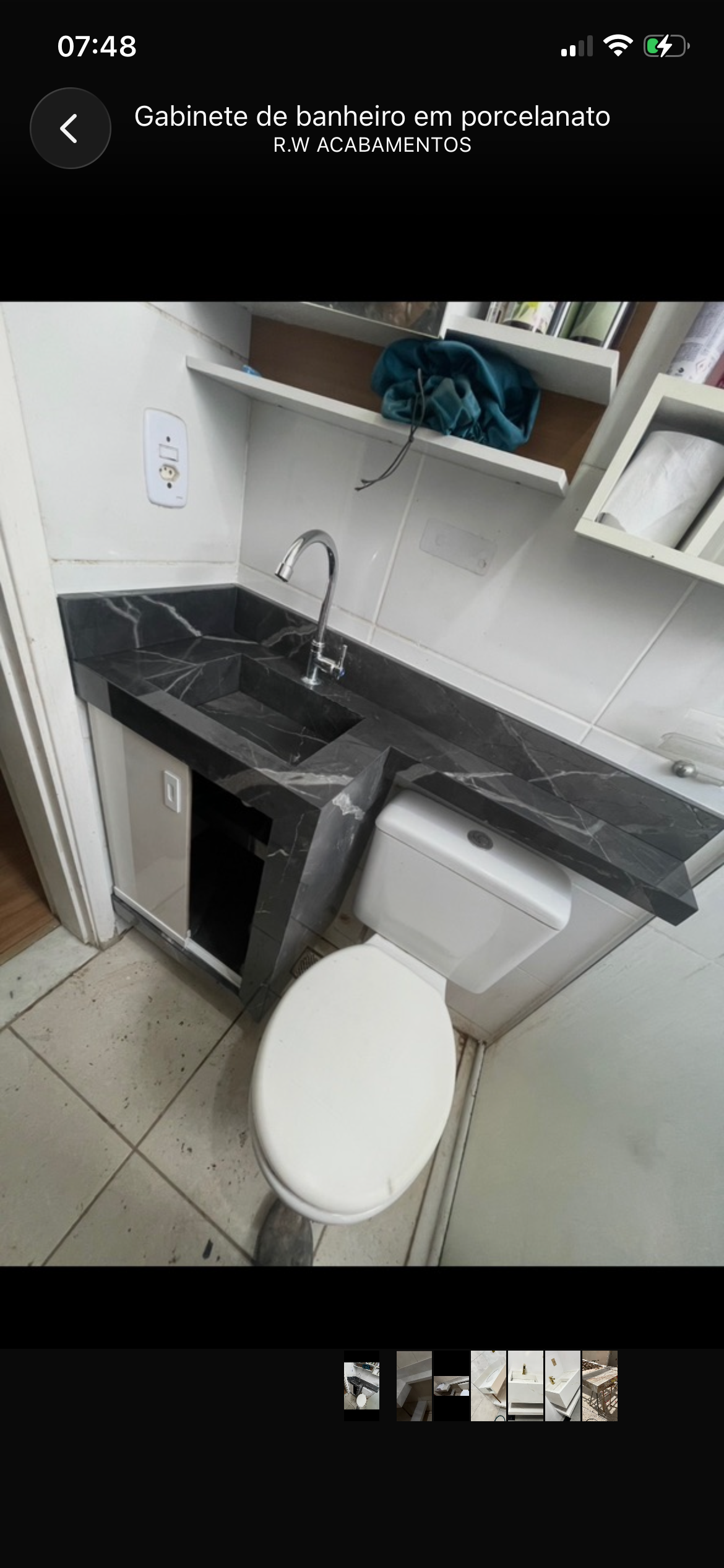 Gabinete em porcelanato — foto 8