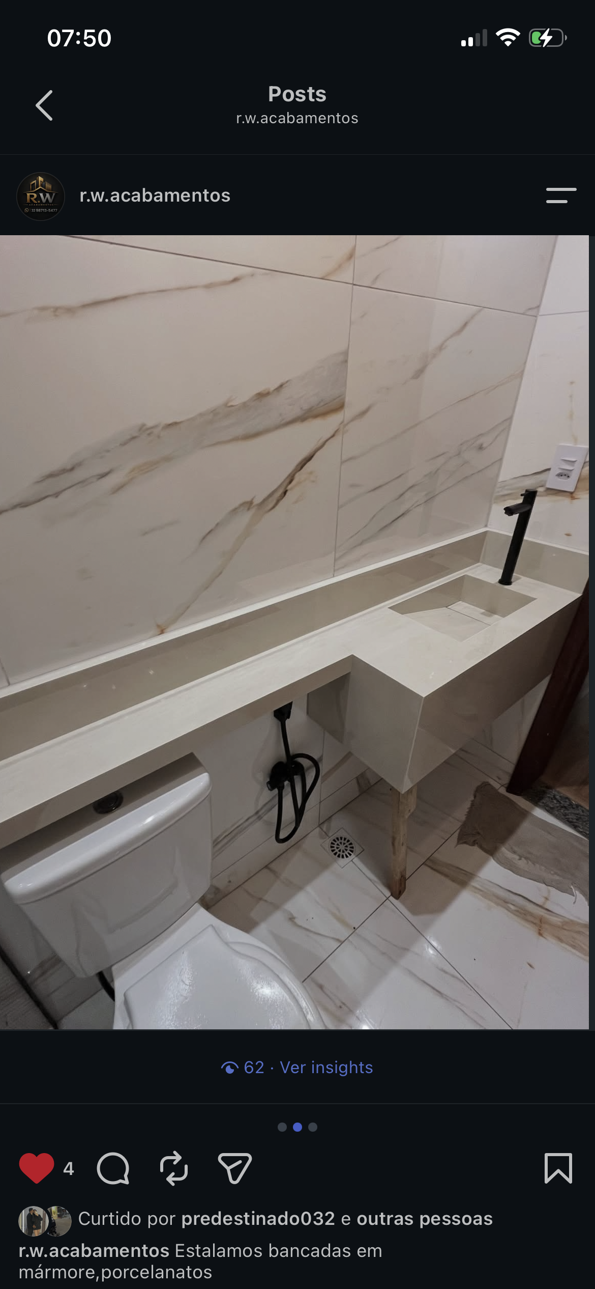 Gabinete em porcelanato — foto 7