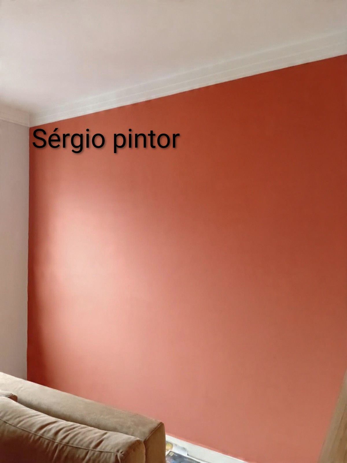 Pintura de parede da sala — foto 1