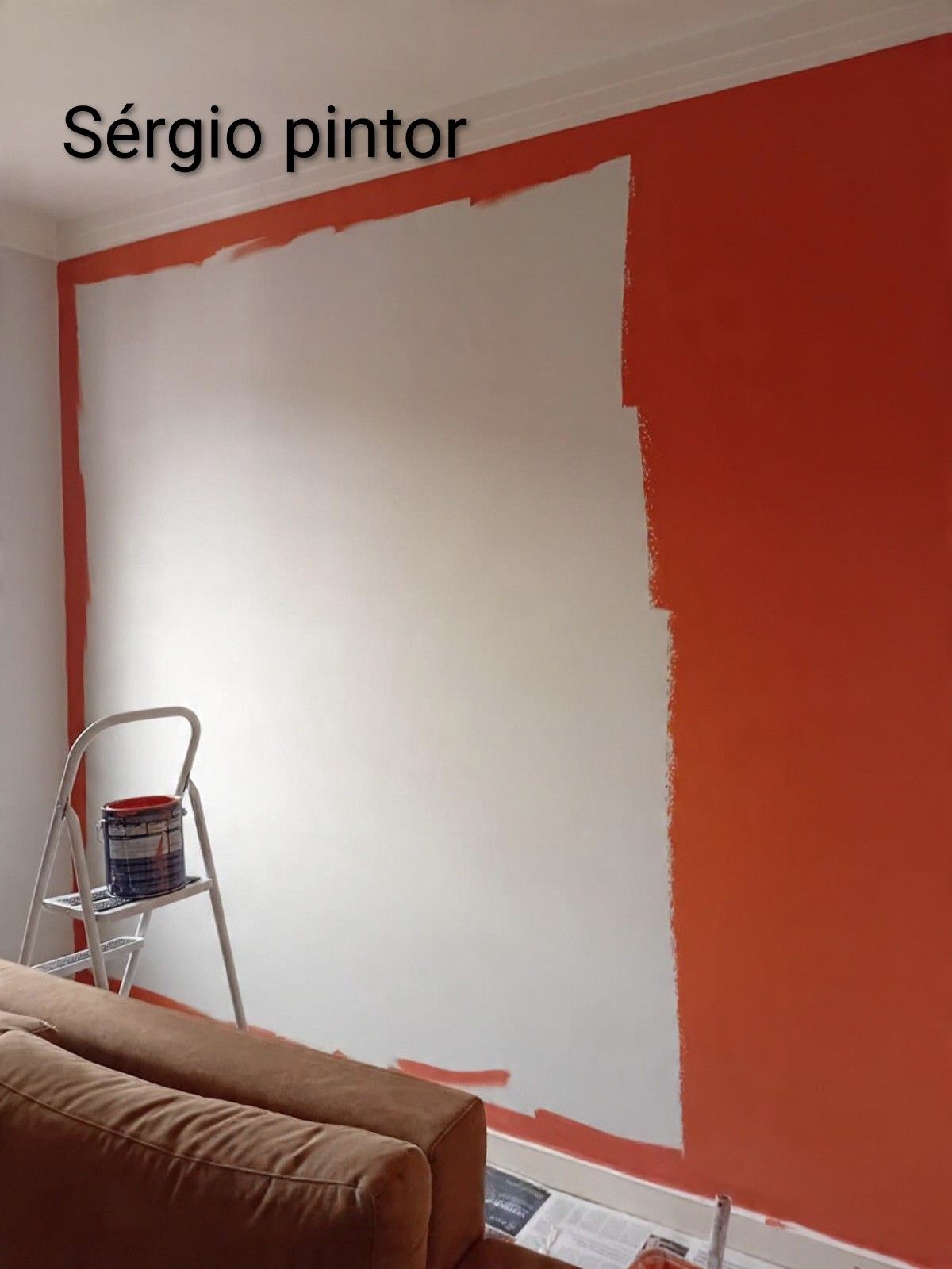 Pintura de parede da sala — foto 2