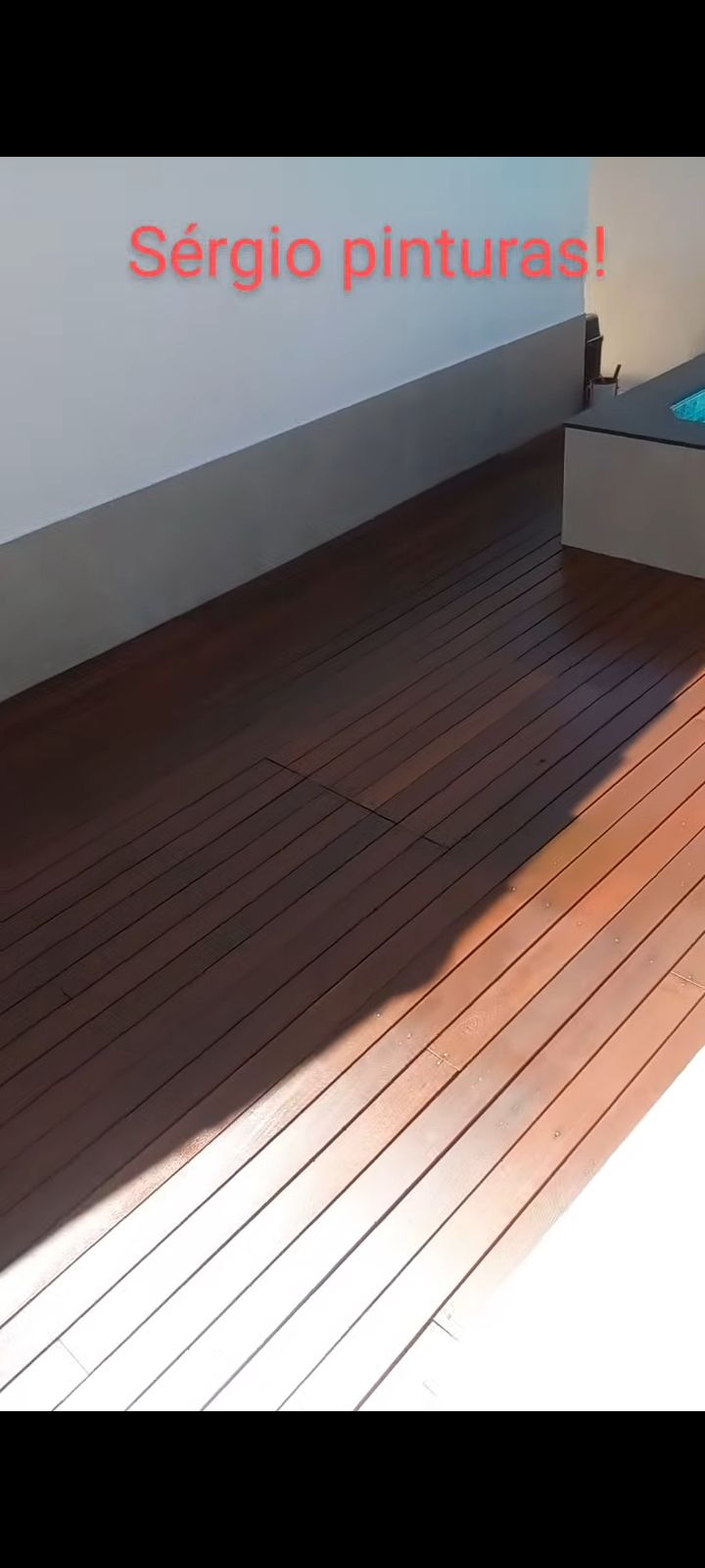Lixamento de deck e verniz! — foto 1