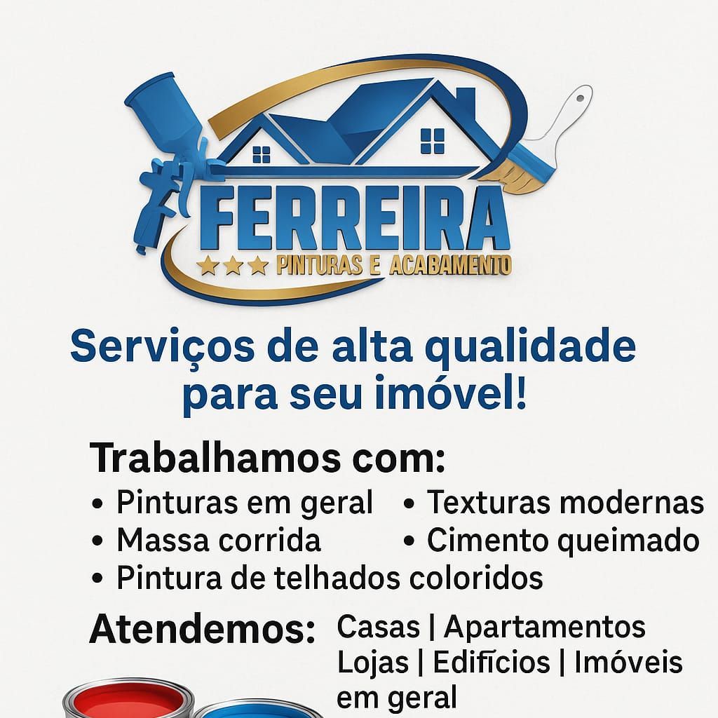 Foto de Ferreira Pinturas Residencial e Comercial Pinturas Residencial e Comercial